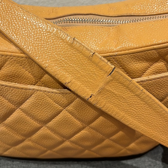 Tan beige Classic Chanel Timeless shoulder bag - Picture 16 of 16